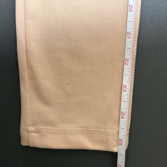 Freddy WR.UP Pants Sz S High Waisted Peach Pink Pastel Shaping Zip Legging Italy - Picture 12 of 14